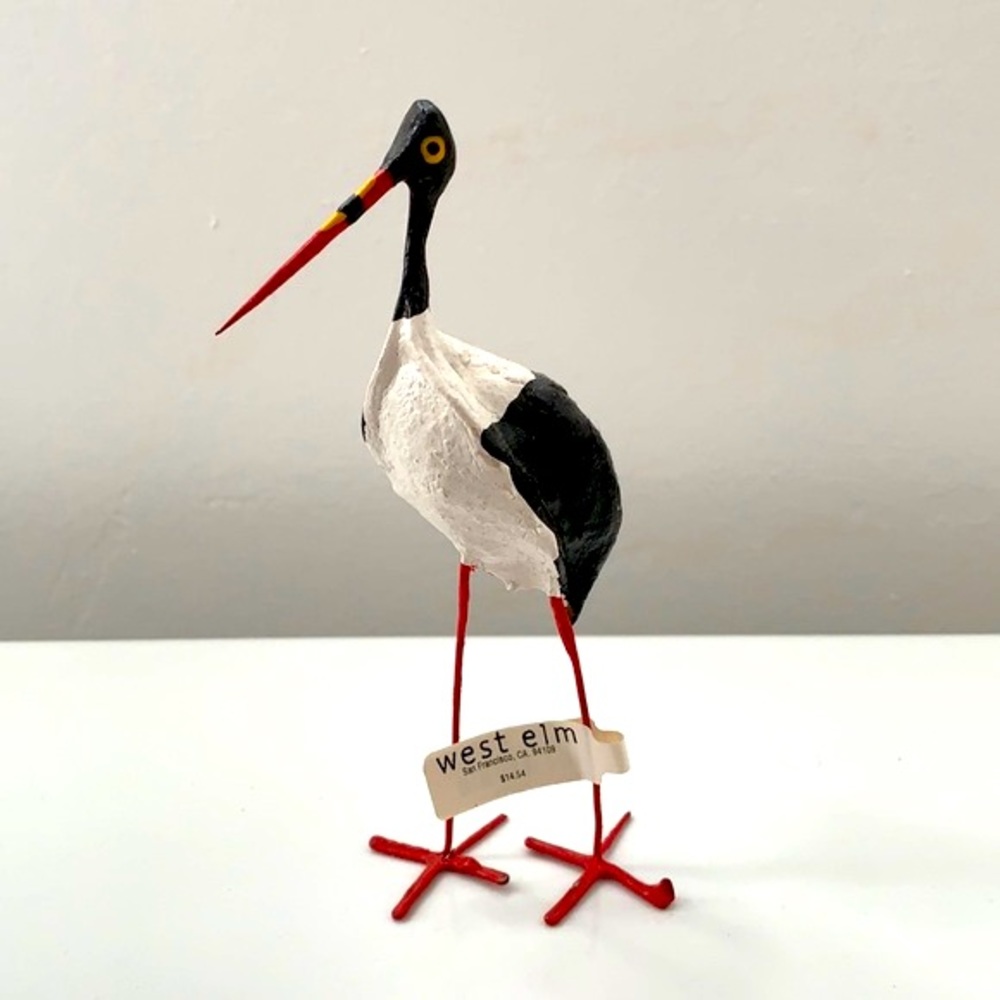 West Elm Seedpod Bird (Saddle-billed Stork)